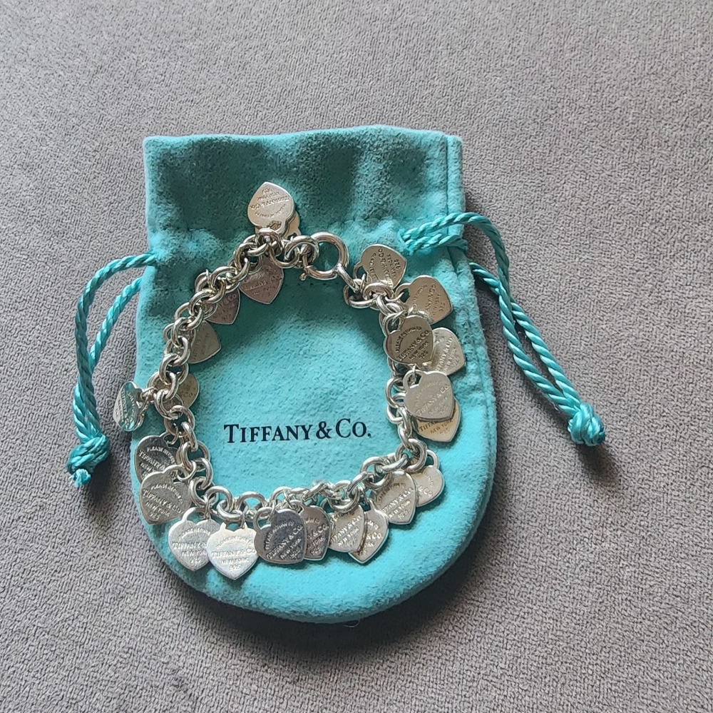 Return to Tiffany Multi heart tag bracelet